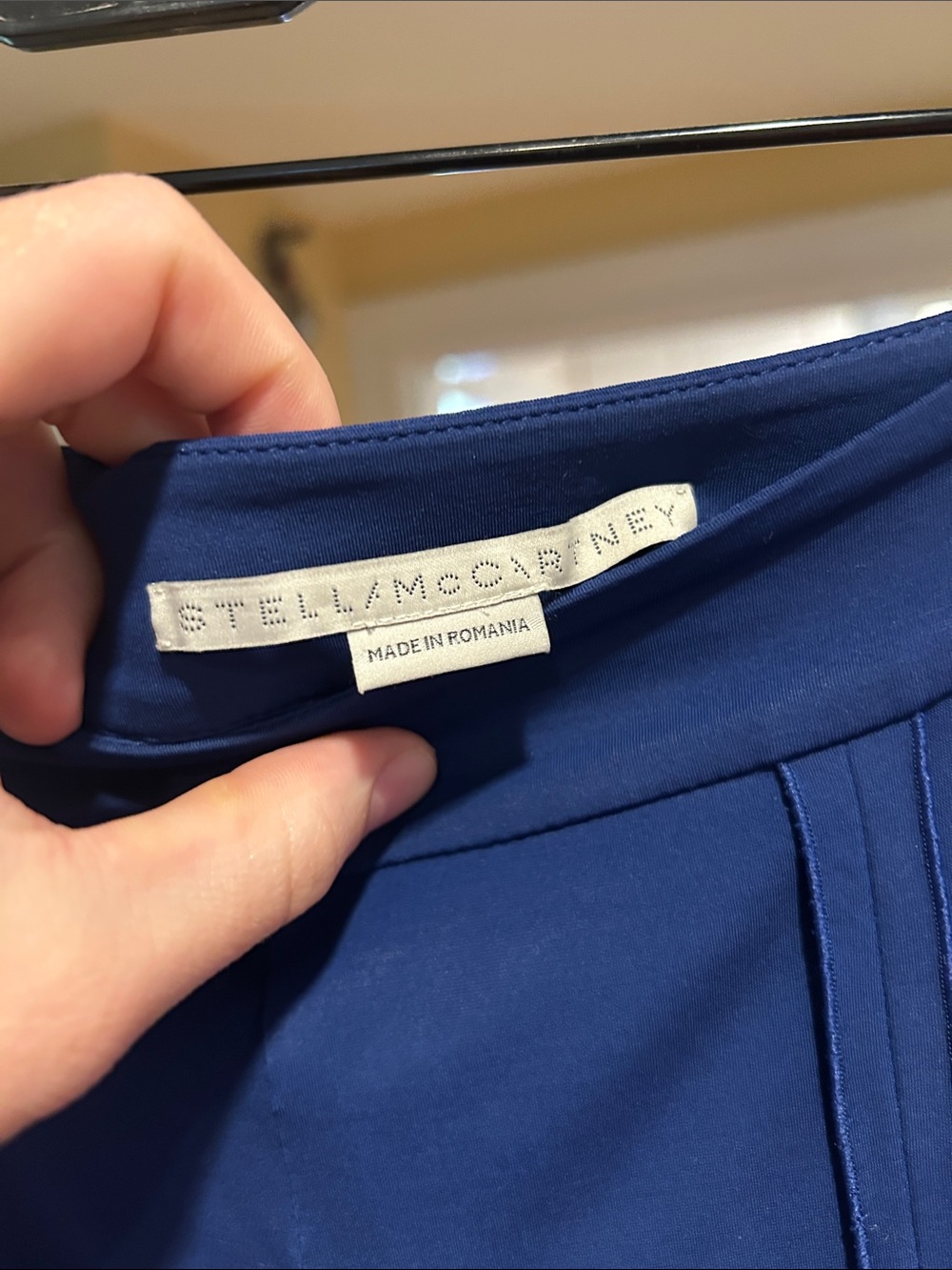 Stella McCartney Deep Blue Flared Pants - Picture 2 of 10